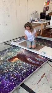 3.8M views · 34K reactions | Shaking dog action painting by Iris Scott | Urban Street Art | Facebook