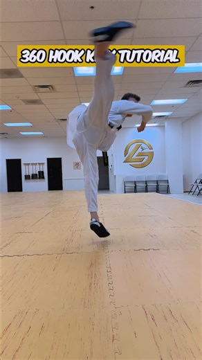 360 Hook Kick Tutorial | LG Martial Arts #shorts #martialarts #taekwondo