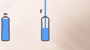 What happens to a plastic bottle?