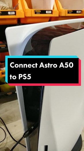 Connect any high end console headset to the PS5 💪 #ps5 #astrogaming #astroa50 #playstation #fix #diy