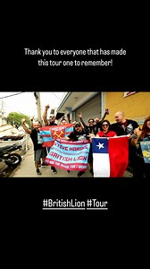 Thank you to everyone that has made this tour one to remember! #BritishLion #Tour | British Lion