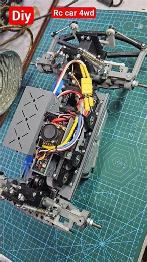 part 04“ Testing My DIY 4WD RC Car – 100% Gear Transmission System” #diy #rccar #rcbuild #rc4x4