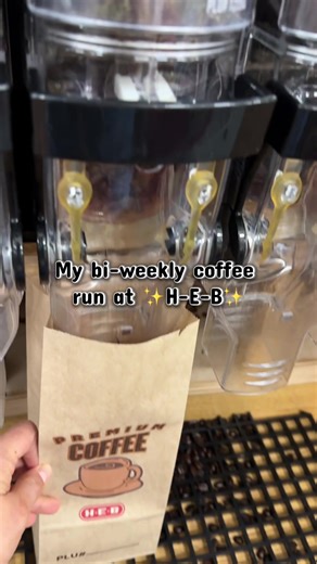 Enjoying My Bi-Weekly Coffee Run at H-E-B