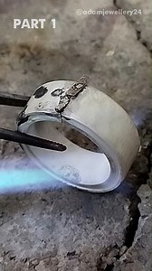 20K views · 95 reactions | Cushion Pattern Silver Ring | Handmade Shank Making - Part 1 ✨ #AdamJewellery #HandmadeRings #SilverJewellery #HandmadeJewellery #viralreels | Adamjewellery Handmade | Facebook