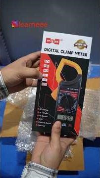 Clamp Meter and 5m LED Strip for upcoming experiments and electrical project #clampmeter #multimeter