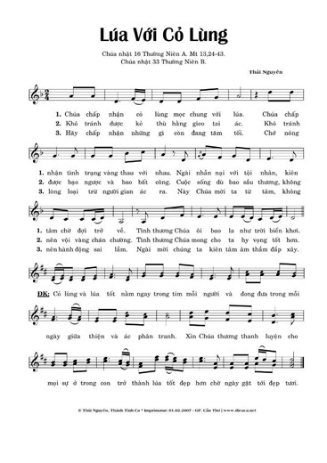 🎶 Gợi ý thêm một bài hiệp lễ cho Chúa nhật XVI Thường niên.