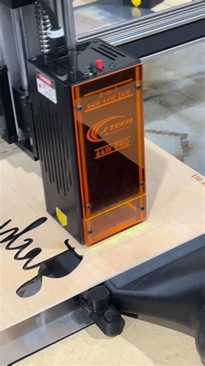 Merry Christmas from us here at J Tech Photonics. Quick ornament made on the Titan Series machine and the 64w laser. #laser #jtechphotonics #christmas #cnc | J Tech Photonics, Inc.