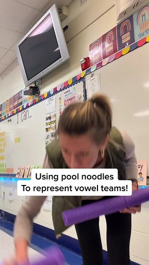 Fun and Interactive Phonics Activity with Pool Noodles