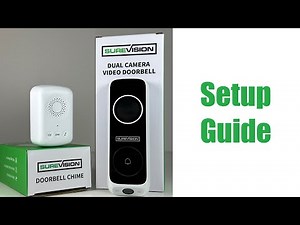 SureVision Dual Lens Wireless Doorbell Camera Setup Guide