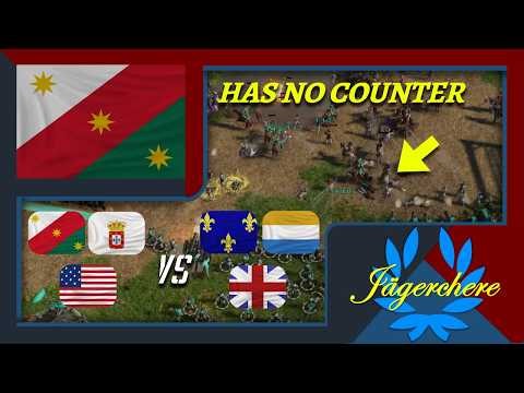 The Most Broken Native Unit!? | 3v3 Treaty with Mexicans | AOE III: DE