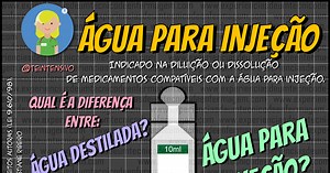 Água para Injeção, Destilada, Bi-destilada: É tudo a mesma coisa? - Enfermagem Ilustrada