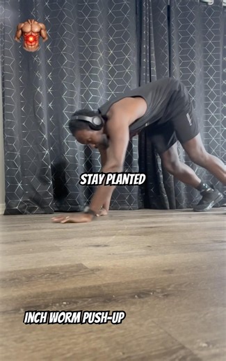 How to do inchworm push-up