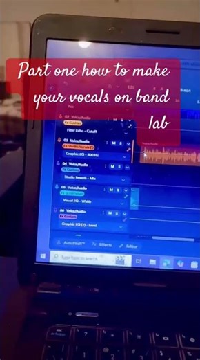 How to make your vocals on band lab
