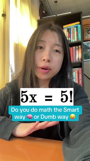 Do it the smart way #study #math #student #school #learnontiktok | math