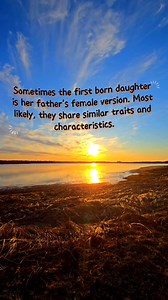It's often said that first born daughter is her father's female version. #daddysgirl #fatherdaughter #viral #fyp #children | Quotes and Notes