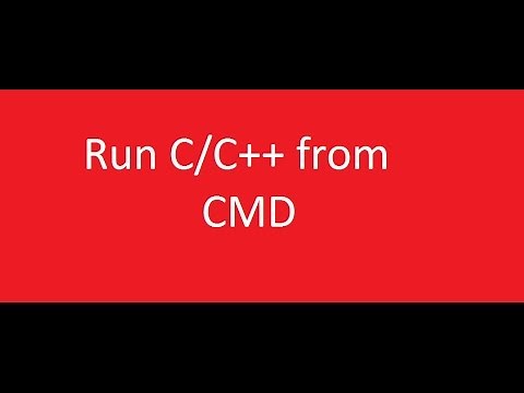 Run C programs from CMD.