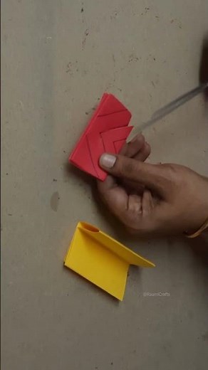 Easy Paper Cutting Decoration Ideas | Paper Flower Border Designs | Paper Crafts chain border design