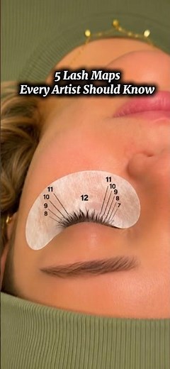 5 Lash Maps Every Beginner Lash Artist Must Know