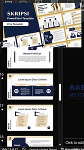Free template sidang skripsi 💫 #template #powerpoint #presentation #shorts