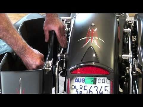 Cycle Visions Dyna-Baggertail Saddlebag Install Video