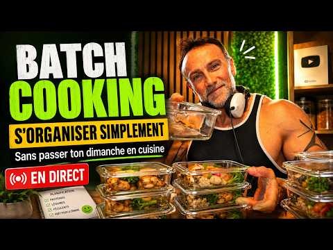 Batch Cooking Fit : prépare tes repas sans passer ton dimanche en cuisine