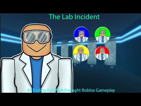The Lab Incident All Ending Full Walkthrought Roblox Gameplay (Full Game)