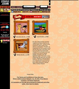 For the love of nostalgia | The Cartoon Network website taken from the Wayback Machine sometime around March 2002 | Facebook