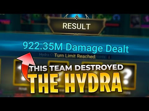 🔥INSANE Damage!! Nightmare Hydra Guide... My Clash Team For Hydra Clan Boss Raid Shadow Legends