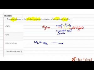 The catalyst used in the Wacker process of oxidation of ethene to ethanol is:
