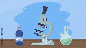 image of a microscope to study the DNA of a person with cancer, researching methods to slow the spread of cancer and more effective therapies.