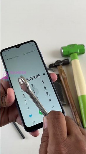 Samsung Galaxy A03 Core Screen Scratch Test #shorts #SamsungGalaxyA03Core