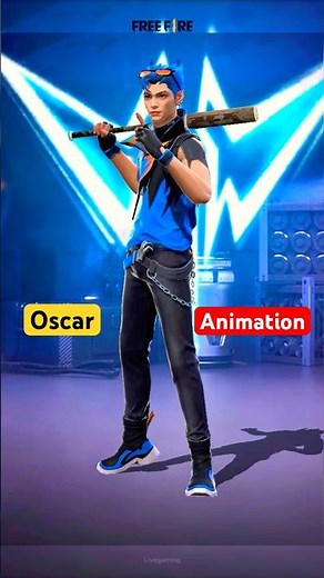 Free Fire Oscar Animation Intro 🎥🔥| Next Level Animation 🎬 #freefire #emote #freefiremax #shorts