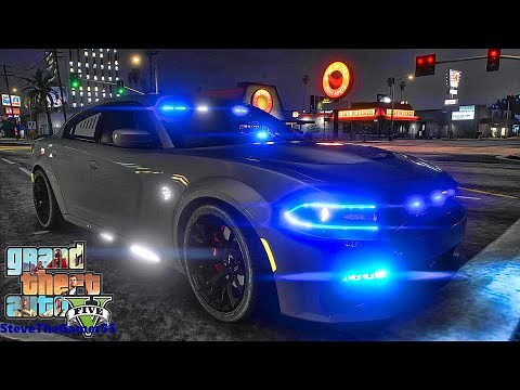 Playing GTA 5 As A POLICE OFFICER Gang Unit Patrol🔥🔥|| GTA 5 Lspdfr Mod| 4K