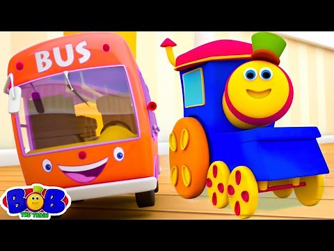 Wheels on the Bus + More Nursery Rhymes & Kids Songs by Bob The Train