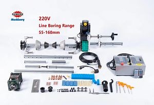 [Hot Item] High Quality Sp50 Automatic Portable Line Boring and Welding Machine Mobile Boring Machine 40-300mm for Excavator Hole Repair