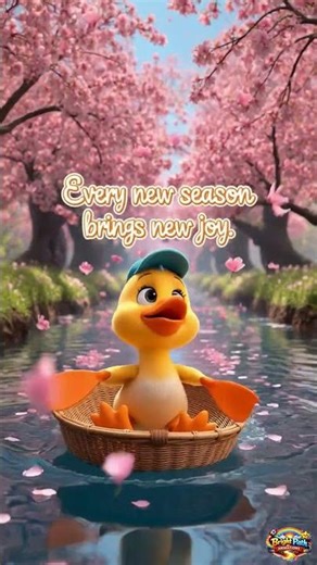 Spring Adventure Begins! 🦆🌸 | 3D Kids Story #shorts