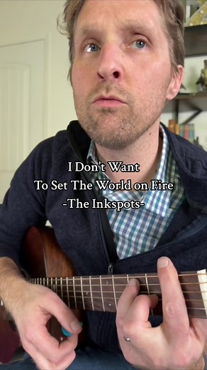 I Don’t Want to Set the World on Fire by The Ink Spots #guitartok #guitarlesson #theinkspots #fallout #idontwanttosettheworldonfire