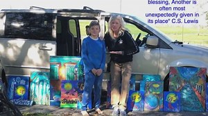 13-year-old finds Jackson Square artist's work along Mississippi