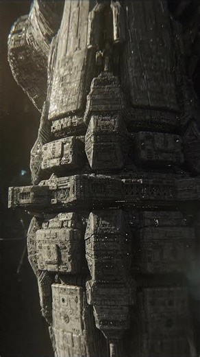 Cinematic Close-Up of a Fictional Spacecraft