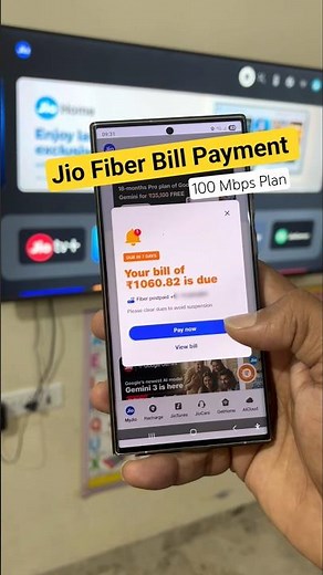 Jio Fiber Bill Payment Not Working? Try This Now! 🔥 #shorts #youtubeshorts