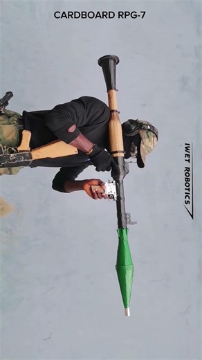 Cardboard RPG-7 Weapon Showcase #cardboard #airsoft #guns #military #papergun