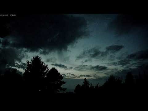 26 26 C Beautiful Rain Clouds Over Ocean with Ocean Wave Sounds