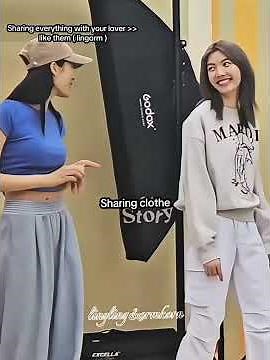 Sharing everything is just normal for them…because they’re in love and they’re girlfriends🥹🥹#lingorm