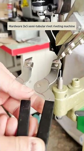 Hardware 3x5 semi tubular rivet riveting machine