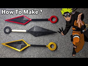 I Made 3 Realistic Cardboard Kunai (DIY Tutorial) Ultimate Cardboard Kunai (Set Of 3)