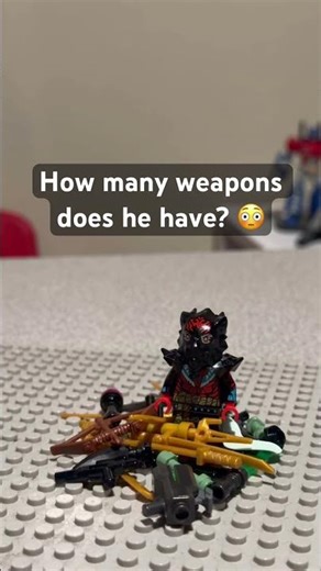 How many weapons?😳 #lego#ninjago￼
