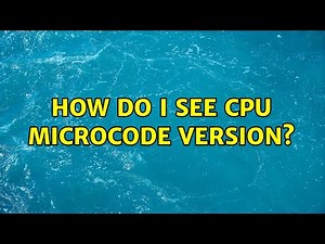 How do I see CPU microcode version? (3 Solutions!!)