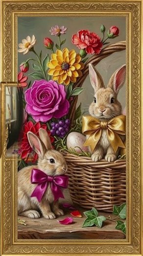 Easter bunny art