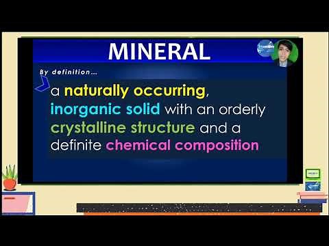 Earth and Life Science - Intro to Minerals and Rocks Grade 11 SHS