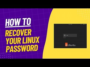 How To Reset A Lost Linux Password